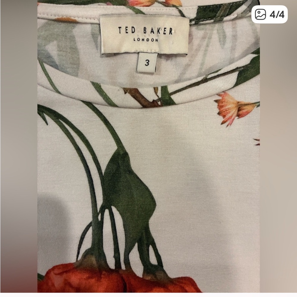 Ted Baker Floral Tee - Picture 4 of 5